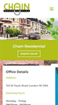 Mobile Screenshot of chainresidential.com